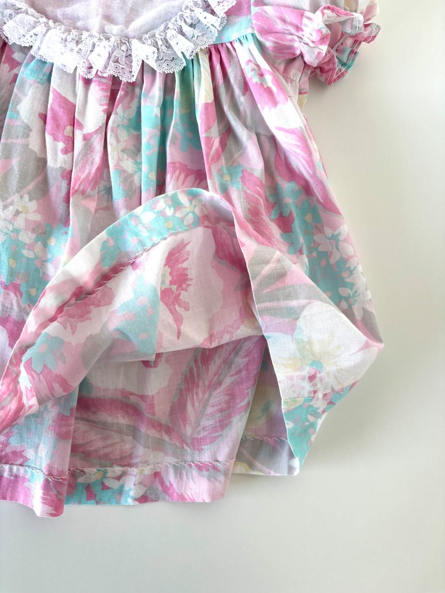 【24m相当・vintage】フローラルdress