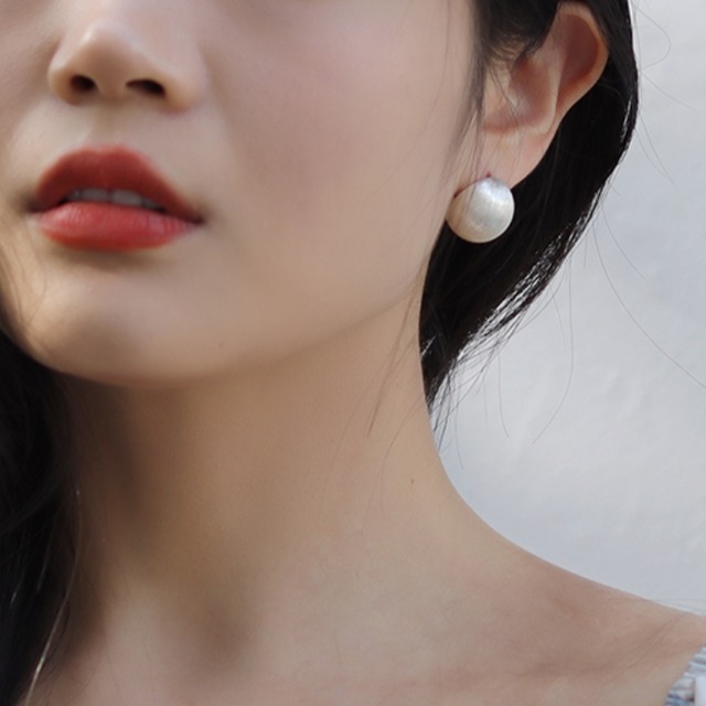 silver925 frost stud pierce