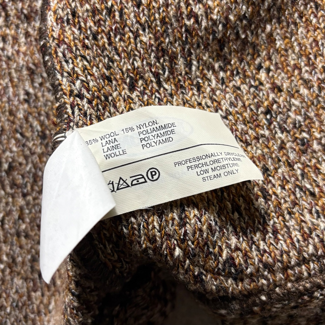 vintage MISSONI melange knit tailored jacket