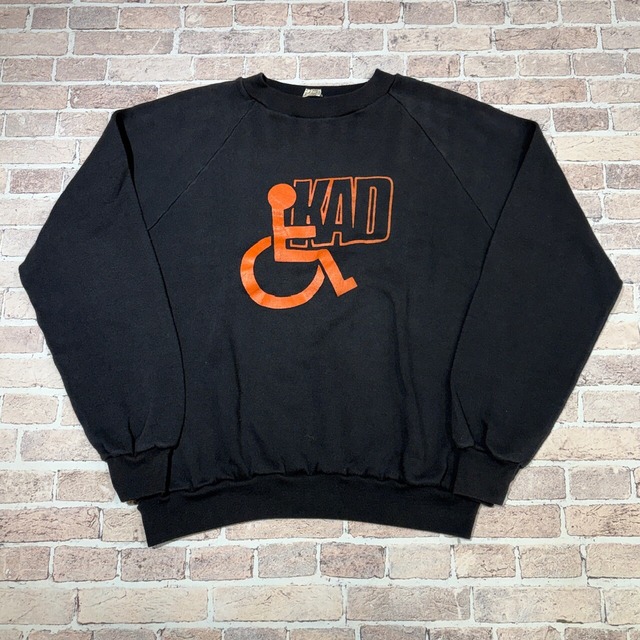 1980s KAD SWEAT SHIRT BLACK