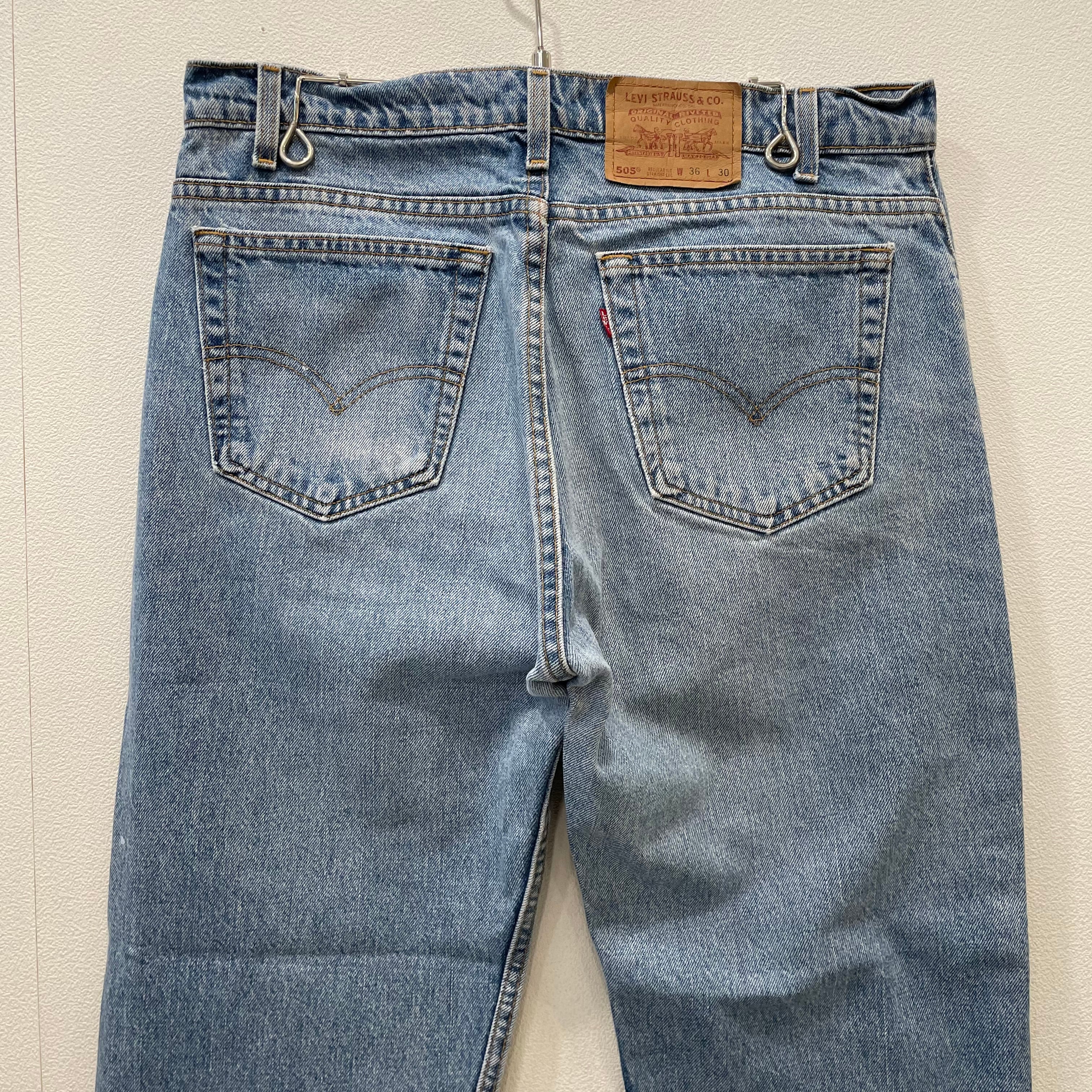 USA製 Levi's 505 used denim pants W36×L30 Y2 | one day store