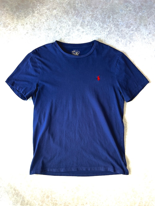Polo Ralph Lauren ポロ ラルフローレン ネイビー ポニー刺繍 Custom Slim Fit Tシャツ