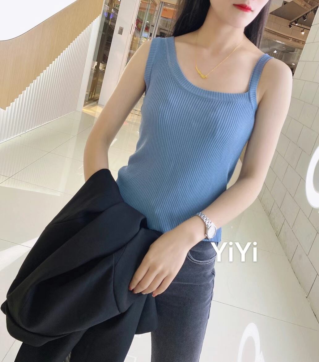 アシンメトリー リブタンクトップ　AJ111-601