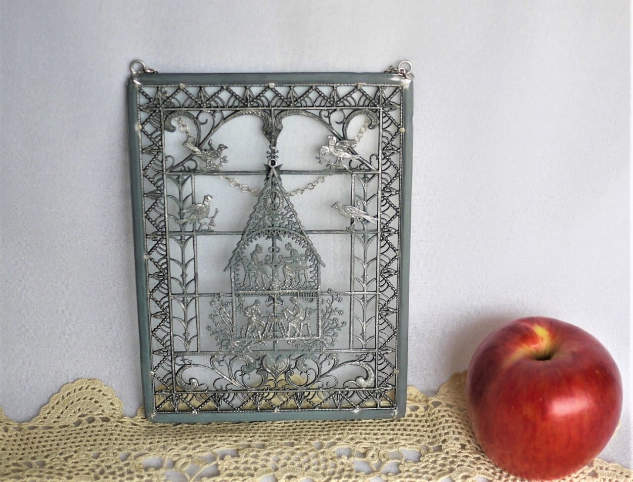 バベット・シュバイツァー 錫細工 オーナメント壁掛け 窓辺飾り Sweet home