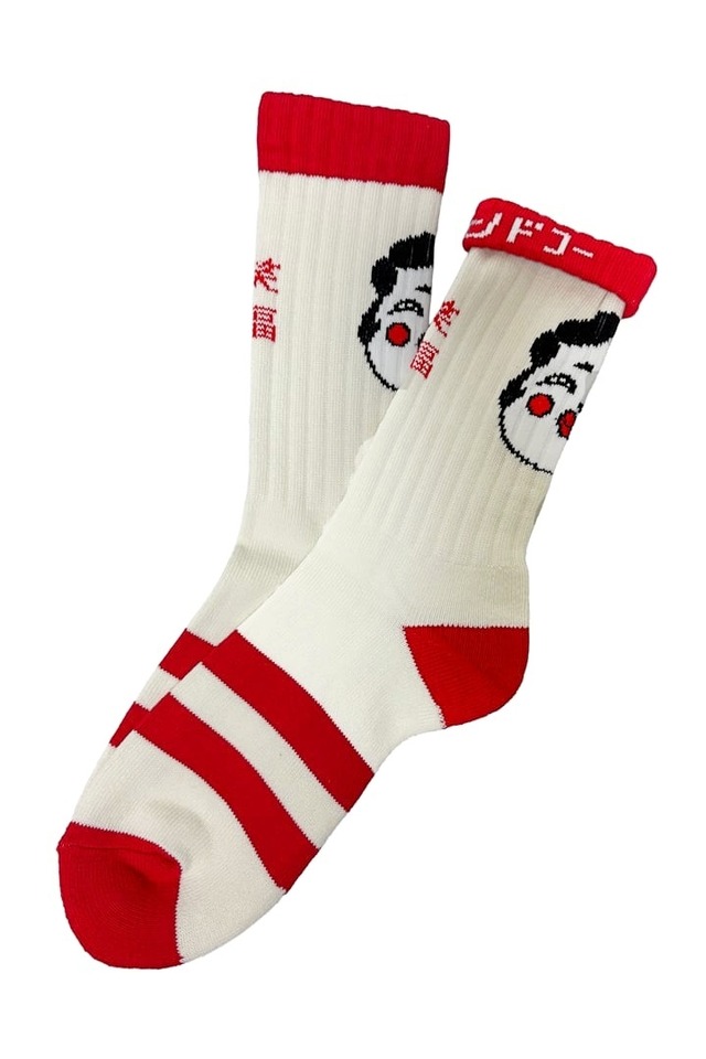 <NEW> "OTAFUKU -white- " Socks