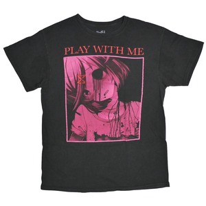 USED【M】Doki Doki Literature Club! ドキドキ文芸部 ナツキ Play With Me Tee / ©2021