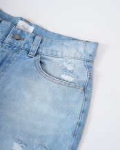【#Re:room】HIGH WASTE WIDE DAMAGE DENIM PANTS［REP320］