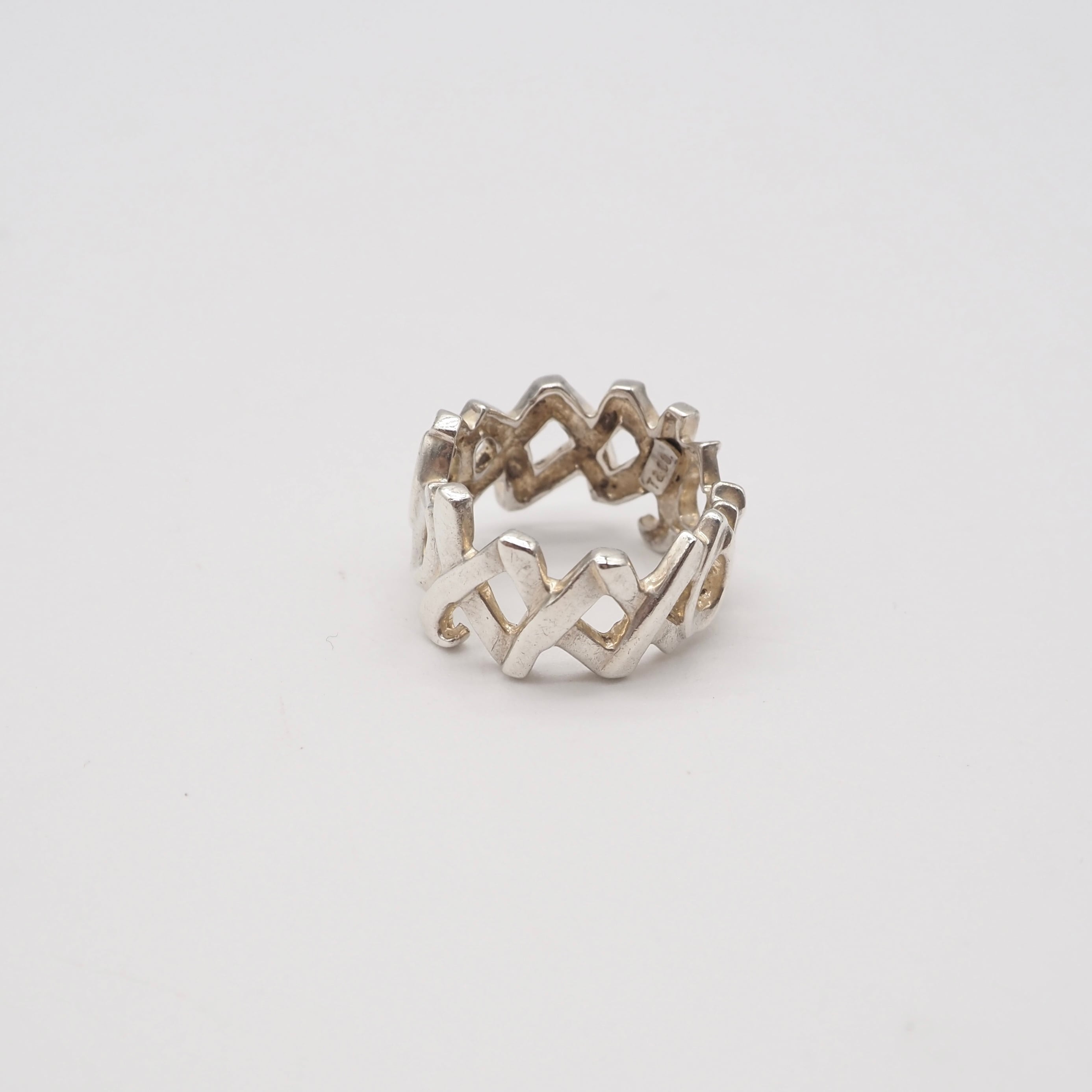 R*O様 ティファニー パロマ•ピカソ ラブ＆キス リング シルバー 約13号 Tiffany&Co. 約9号 パロマピカソ ラブ&キス リング シルバー925