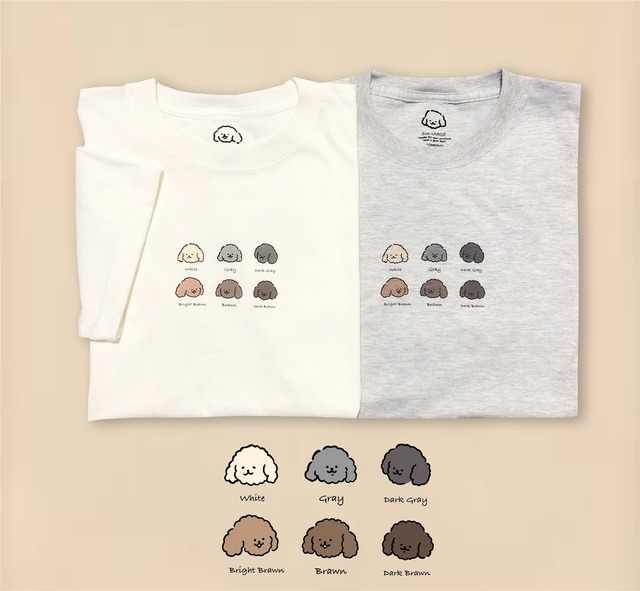 6colors doggies t-shirt