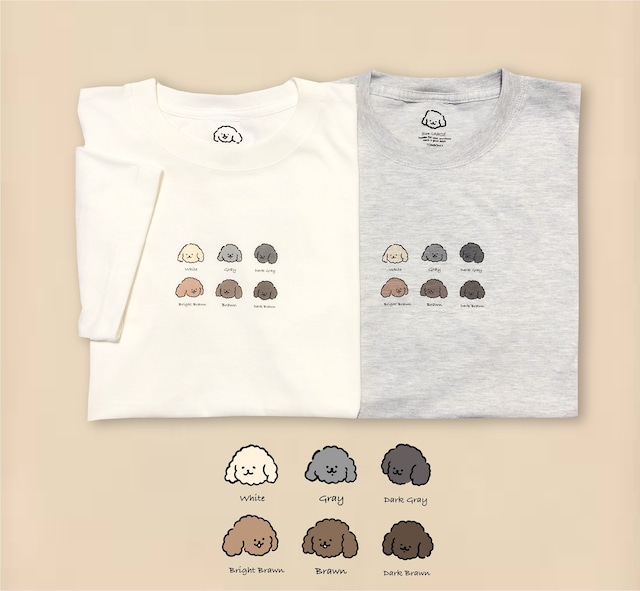6colors doggies t-shirt