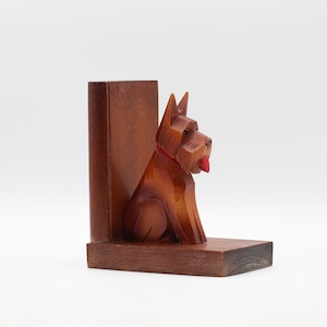 ART DECO BOOKEND - one side ”scottie" | Netherlands