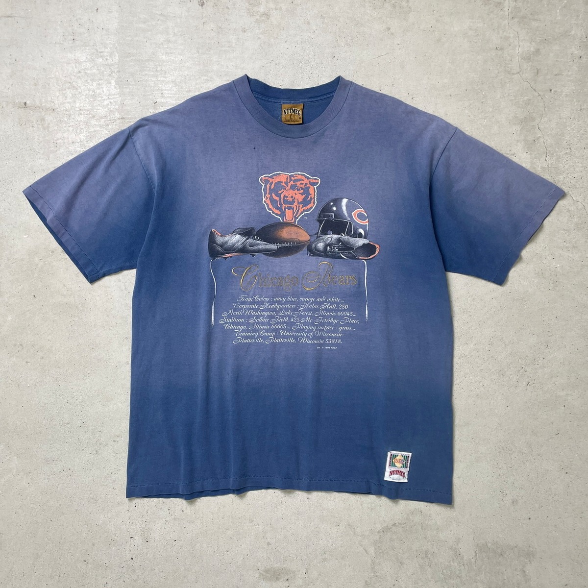 90年代 USA製 NFL Chicago Bears シカゴ・ベアーズ プリントTシャツ 