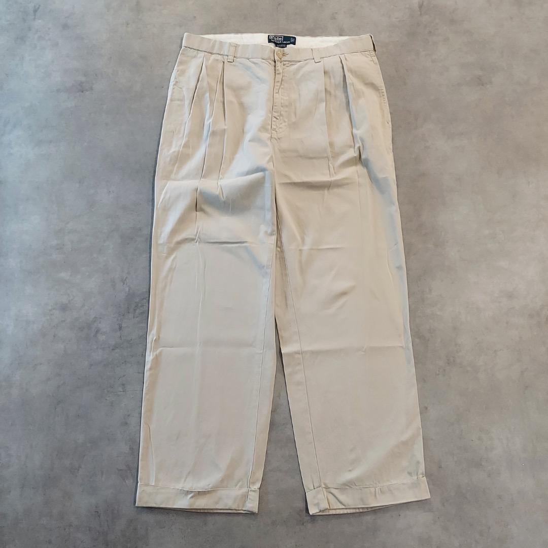 ポロバイラルフローレン W34 ポロチノ ハモンド 90s ベージュ 16708