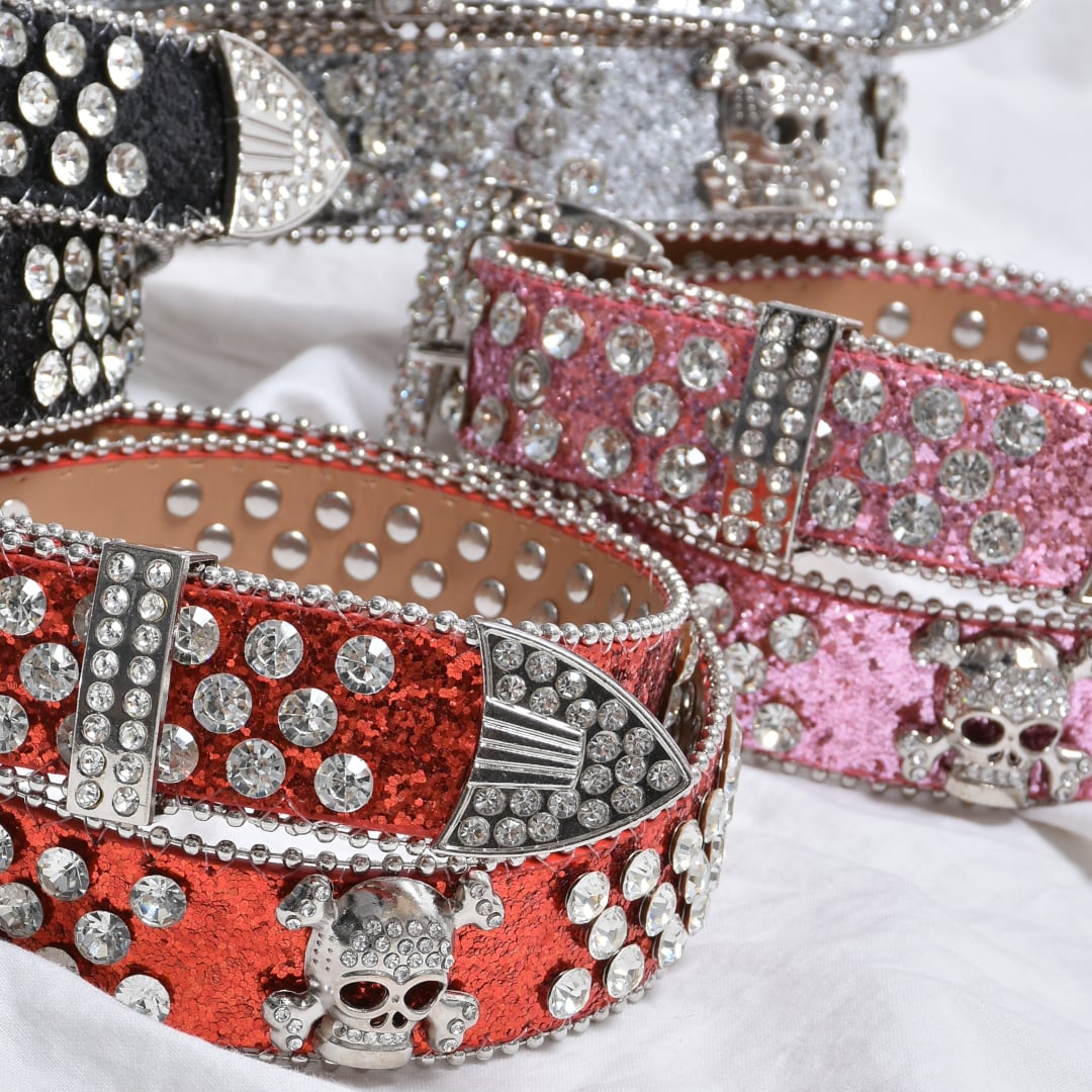 7/18新着】スカルラインストーンベルト | VOLCAN&APHRODITE