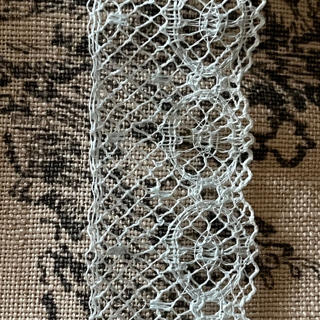 vintage　レースリボン／9. ボビンライトブルー（幅/約20mm ）1m