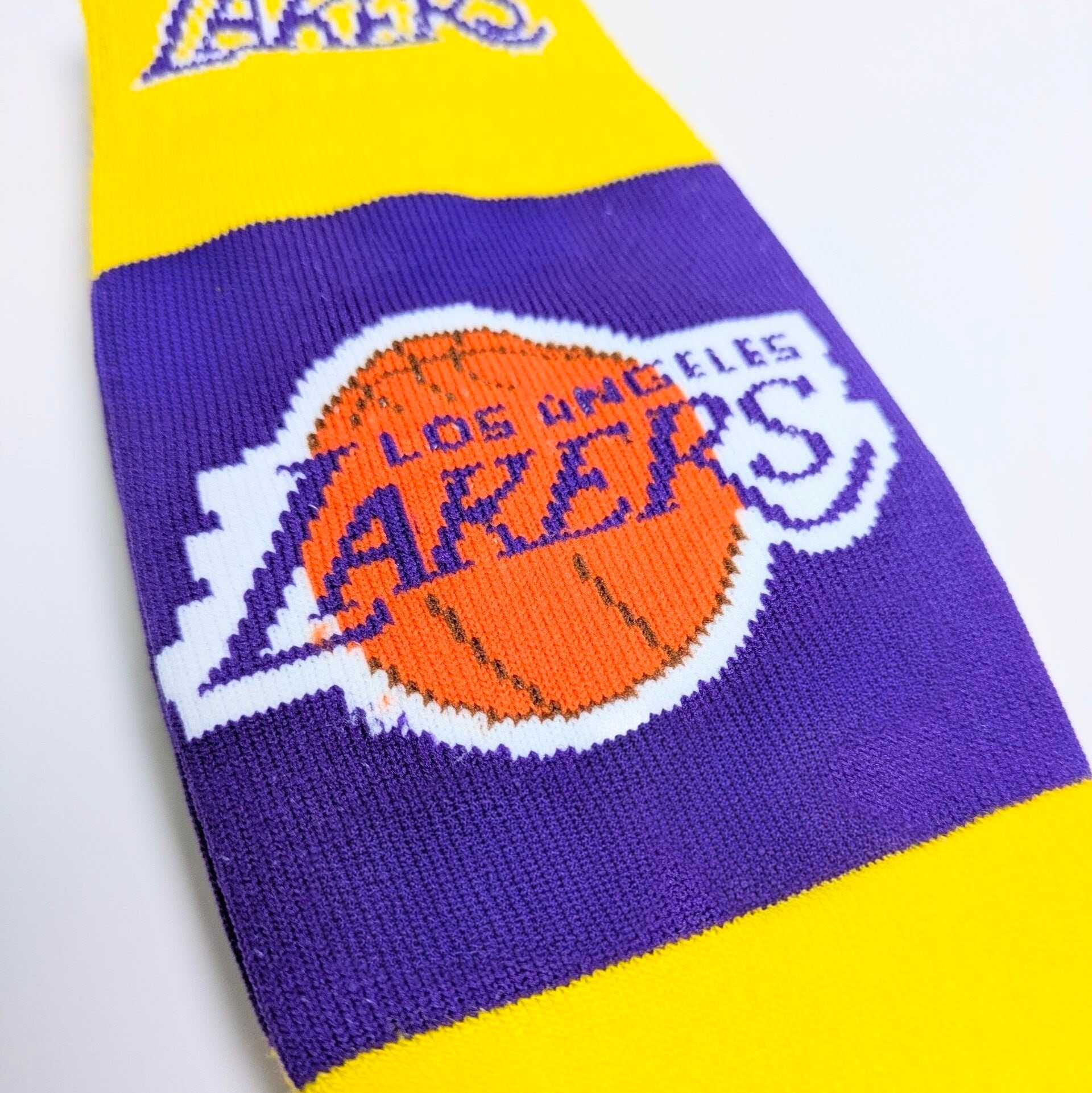 【 Los Angeles Lakers / ロサンゼルス レイカーズ 】 crew socks / クルーソックス / 靴下 / ソックス〚アメリカン雑貨 アメトイ〛