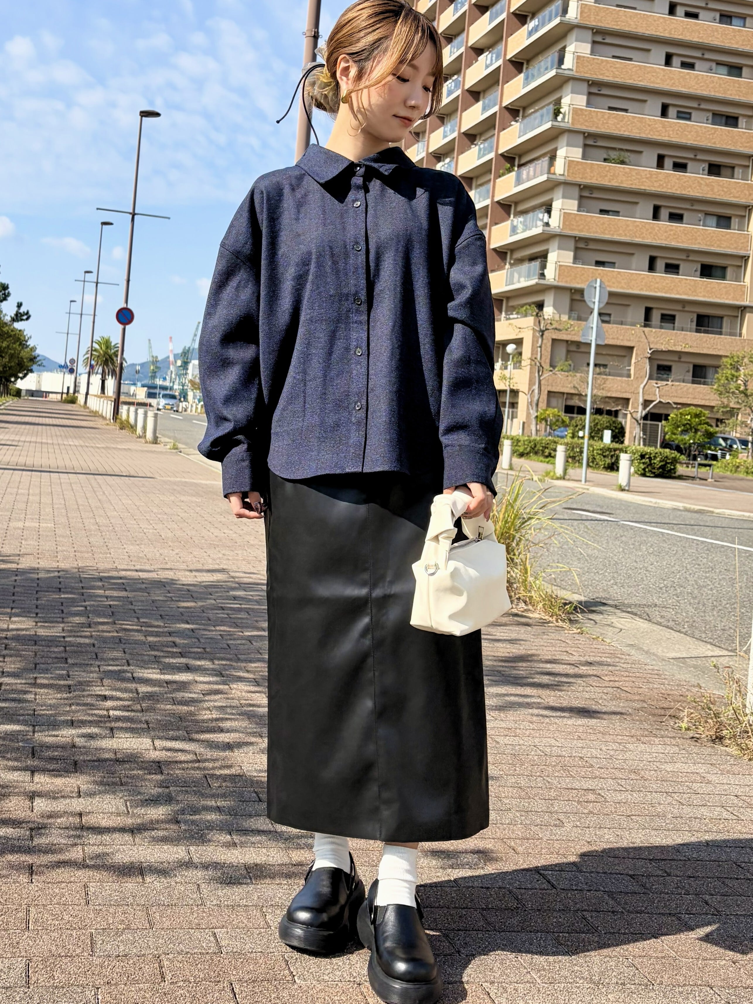 9286KT】エコレザーナロースカート (9111-57037) | 9286 Fashion Lab