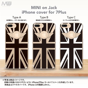 iPhone7Plus ブラックジャックスマホカバー MINI on Jack-3
