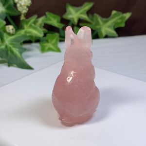 24.可愛いうさぎさん・ローズクォーツ
