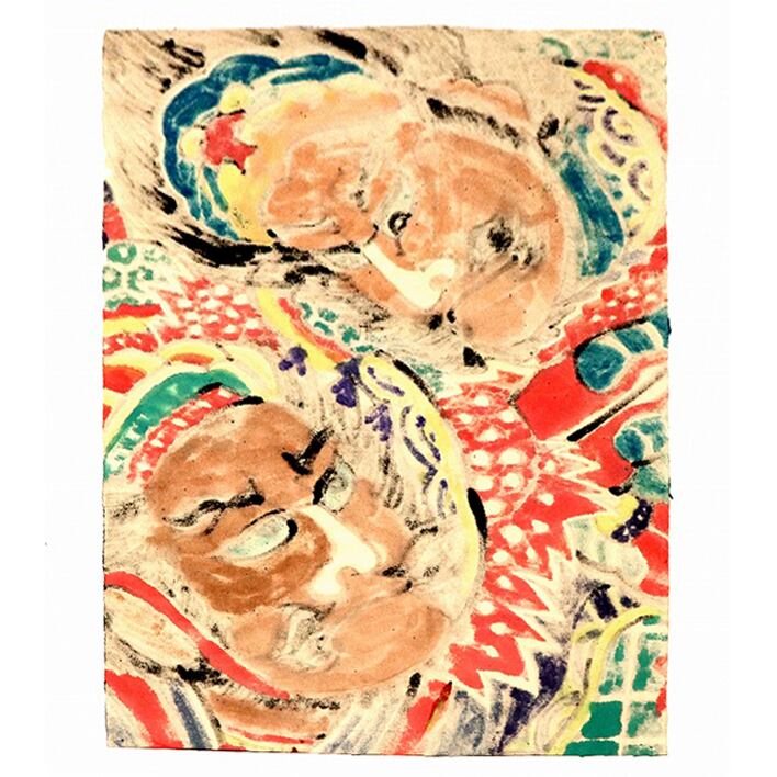 昭和レトロ ねぶた ねぷた 日本画 額装 額縁アート 大型 絵画 津軽