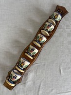 エッグスタンドセット　木製台つき　壁掛け　6個セット　エッグホルダー　カンペール　12tweh2