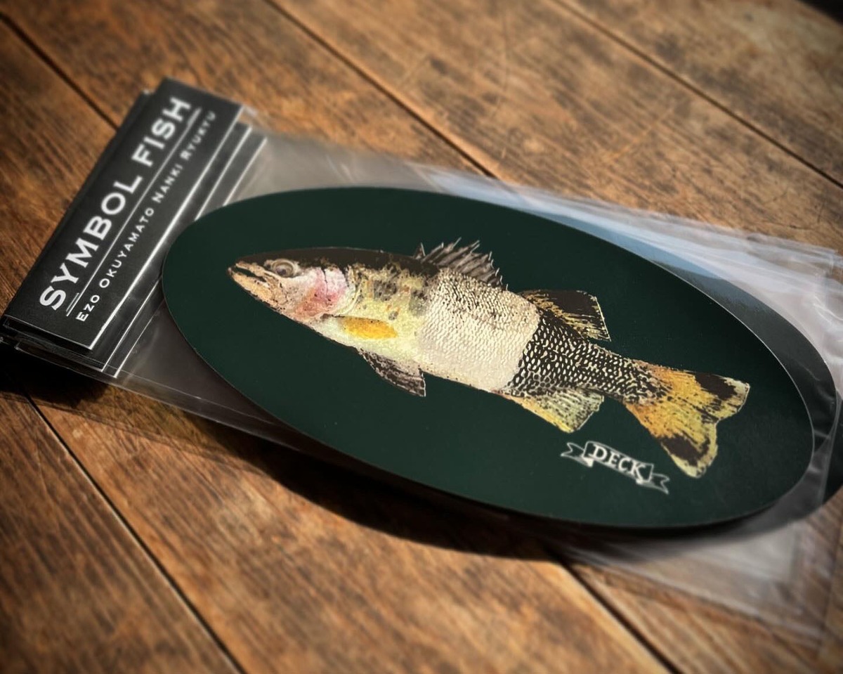 【deck SYMBOL FISH sticker】 ¥1.400 限定30枚 W250×H118 | deck_lure（デックルアー ...