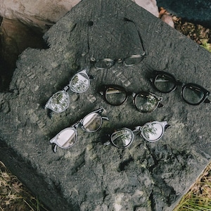 NEW eye wear GOBER C-2 shirring gold/demi