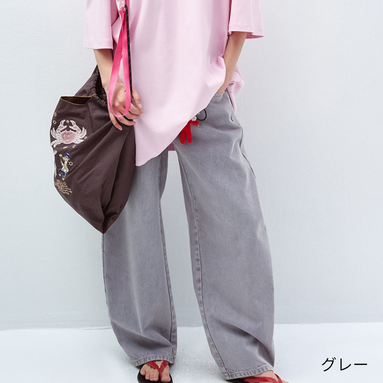 Wide Denim Pants【3color】 T0753