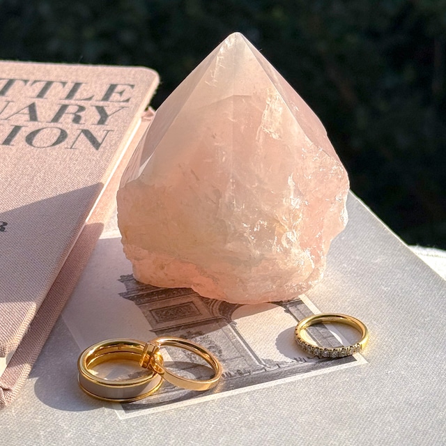 Rose Quartz Point 5 ✧ ローズクォーツ