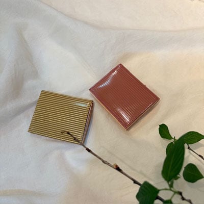 B.stuff 限定新素材「レユール」三つ折りお財布