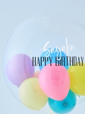 BUBBLE BALLOON sizeL カラフル