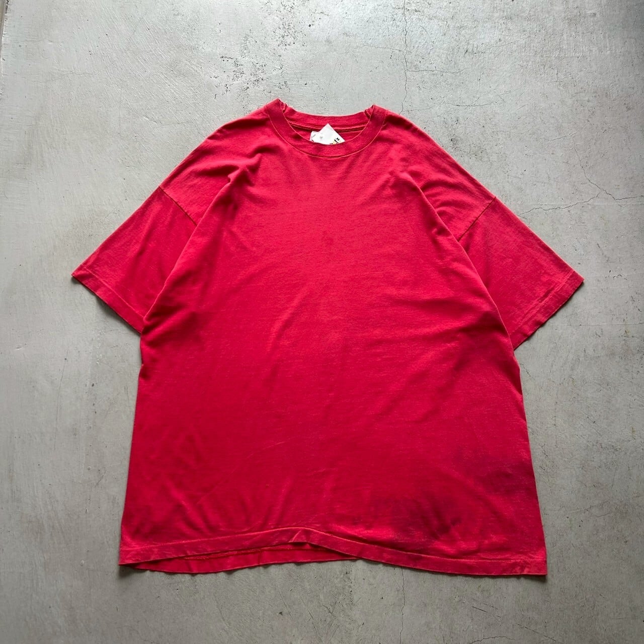 1990s FRUIT OF THE ROOM blank pocket T-shirt "red"【高円寺店】