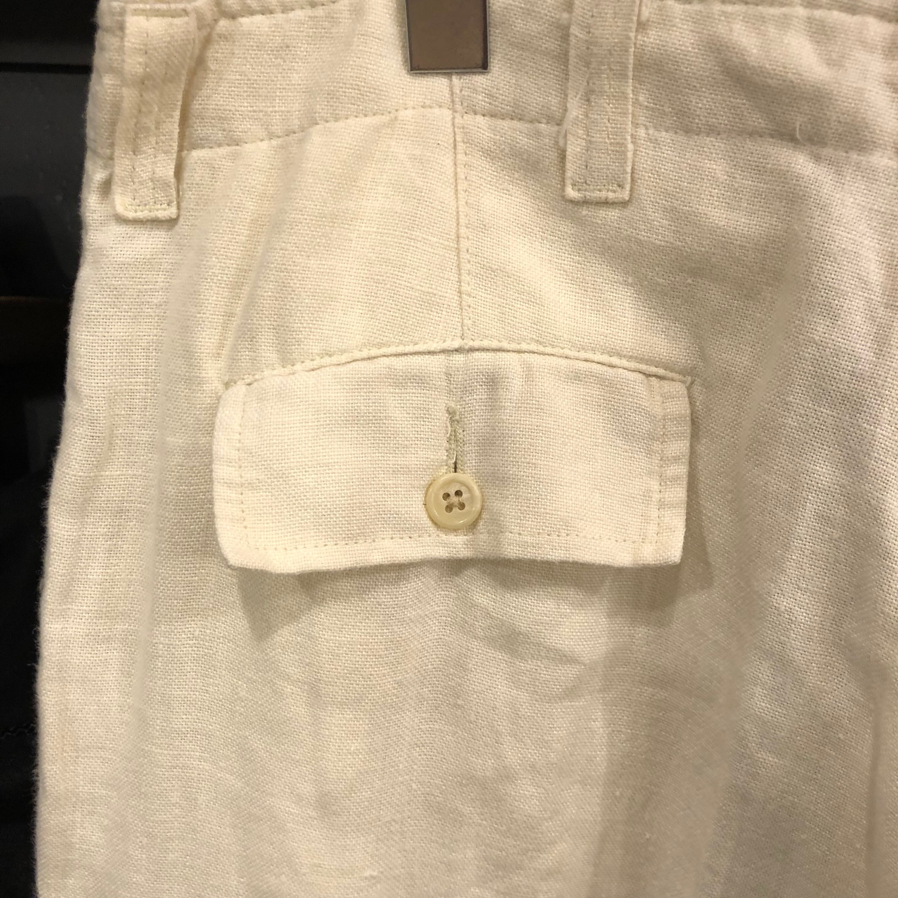 90s Polo by Ralph Lauren Linen Cargo Pants | VOSTOK