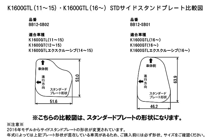 K1600GT('12～'15)/GTL('11～'15)/GTLエクスクルーシブ('14～'15