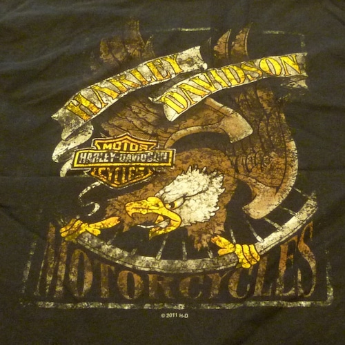 2011年製 HARLEY-DAVIDSON Tシャツ ★【クリックポスト利用で送料無料】