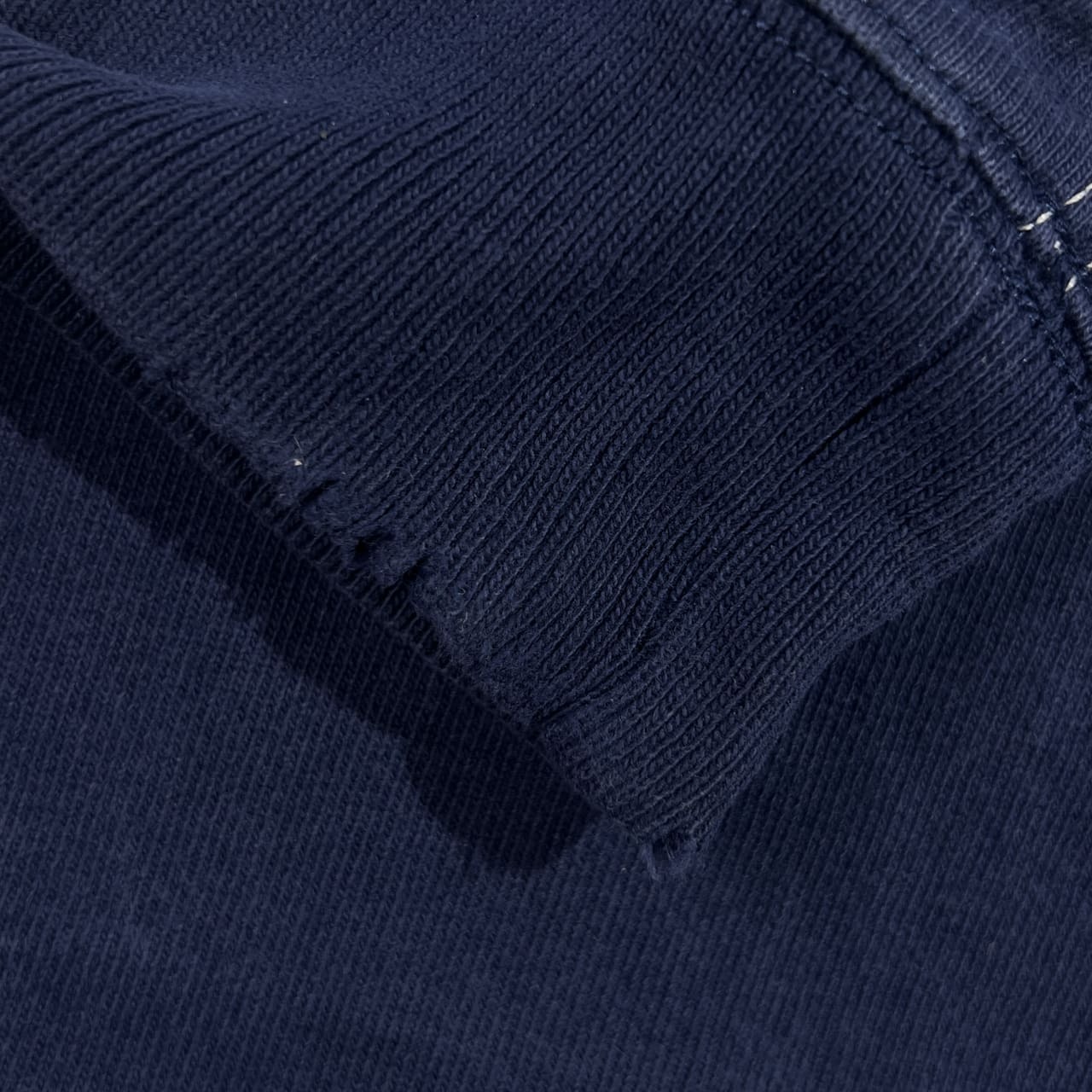 90s Polo by Ralph Lauren ポロ ラルフローレン ボーダー 刺繍 デザイン 長袖 ラガーシャツ L/ネイビー×ホワイト系 メンズ ビンテージ