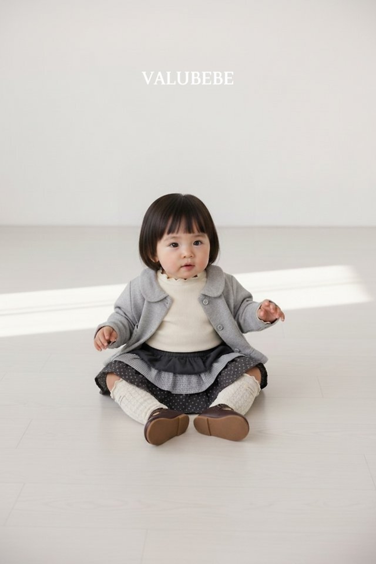 韓国子供服 / 26Autumn / 〖取寄〗valubebe / フリル ティアード スカパン / ベビー服 / キッズ服 *6M~S*