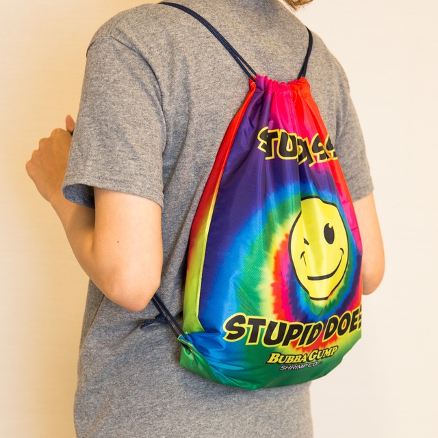 Smiley Drawstring Back Pack