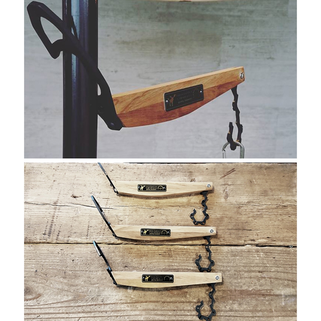 CAMPOOPARTS キャンプオーパーツ Lantern hanger Lloyd wood ランタンハンガーウッド CAMPOOPARTS＆gravity-equipmentコラボ