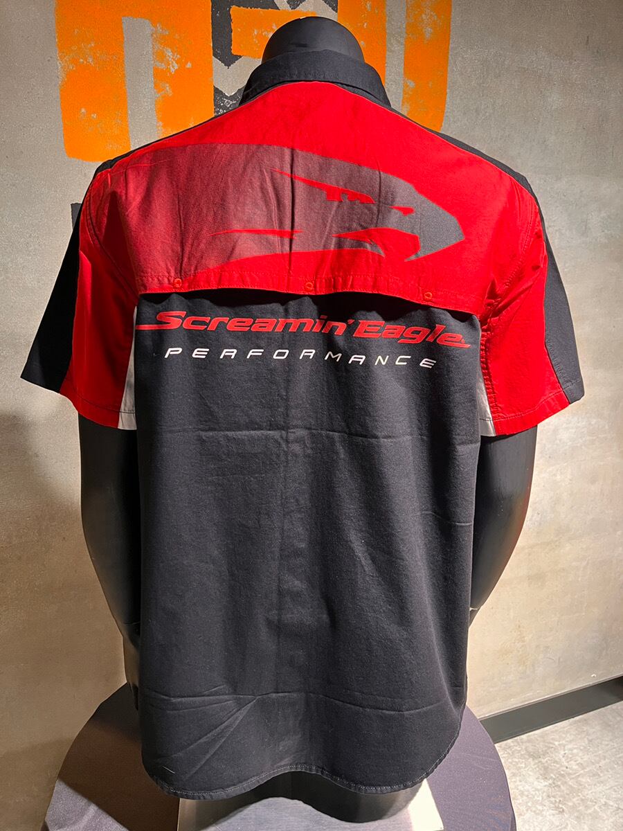 Screamin' Eagle(R) ベンテッド 半袖メカニックシャツ Screamin' Eagle(R) ベンテッド 半袖メカニックシャツ （カラー
