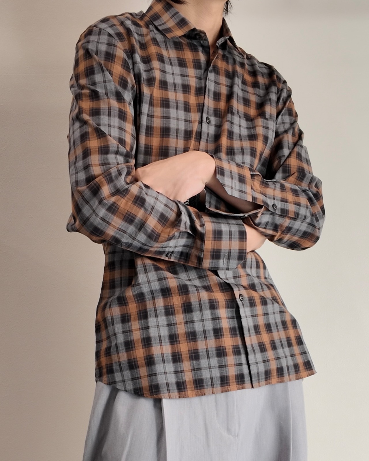 【2013/SS PRADA】multi check shirt
