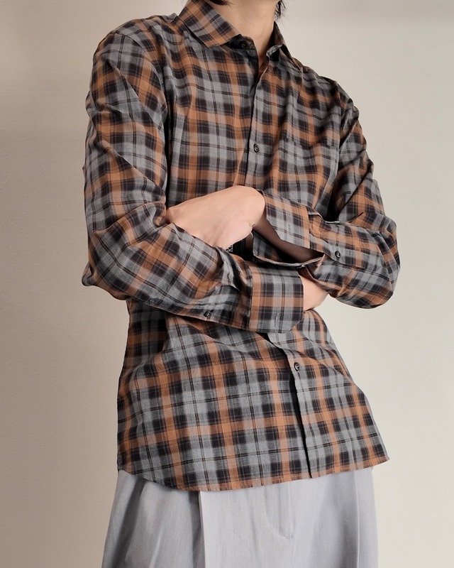 【2013/SS PRADA】multi check shirt