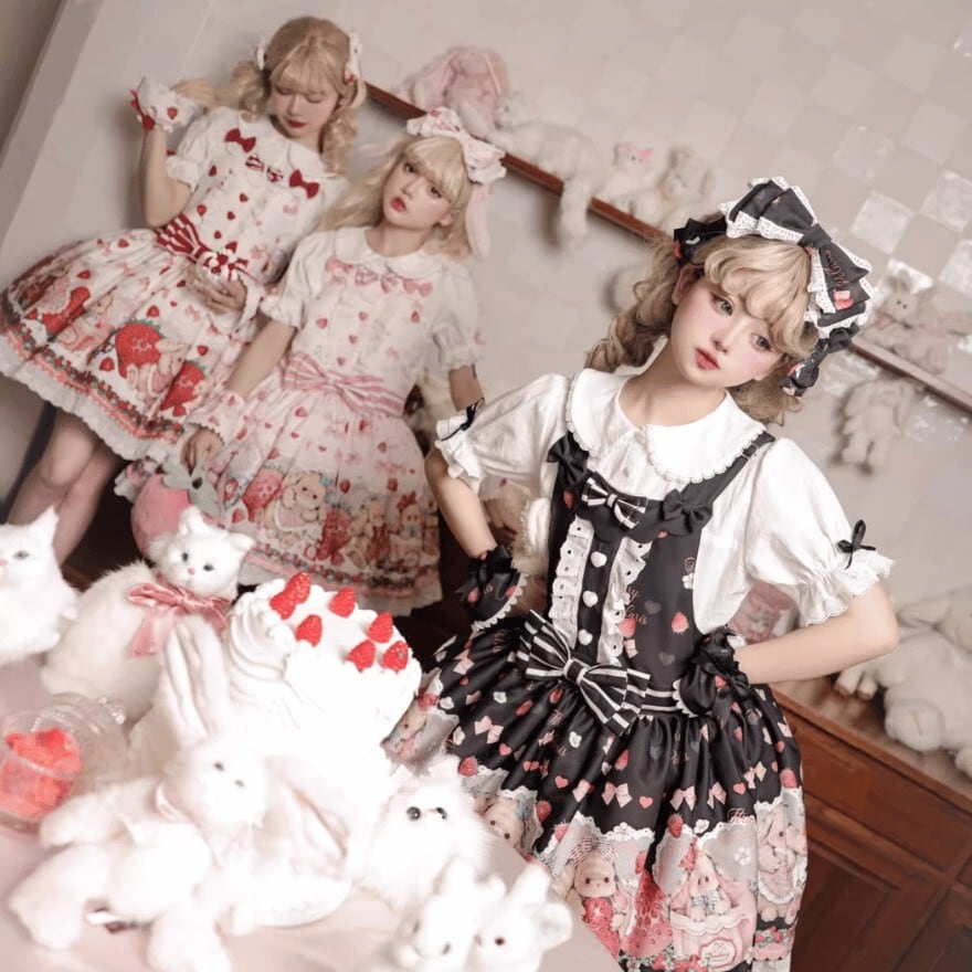 ゴスロリ通販 With U カチューシャ いちご 原宿スタイル かわいい