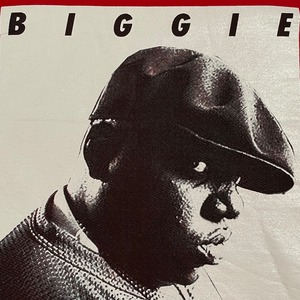 【BROOKLYN MINT】the Notorious B.I.G. Biggie ノトーリアス・B.I.G ビギー フォトプリント スウェット トレーナー プルオーバー  レッド rap ラップ hiphop ブルックリンミント US古着