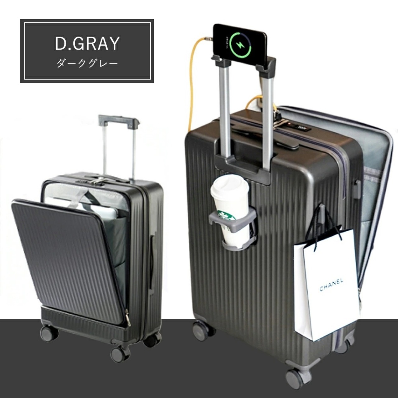 機内持ち込みスーツケース l5hm009