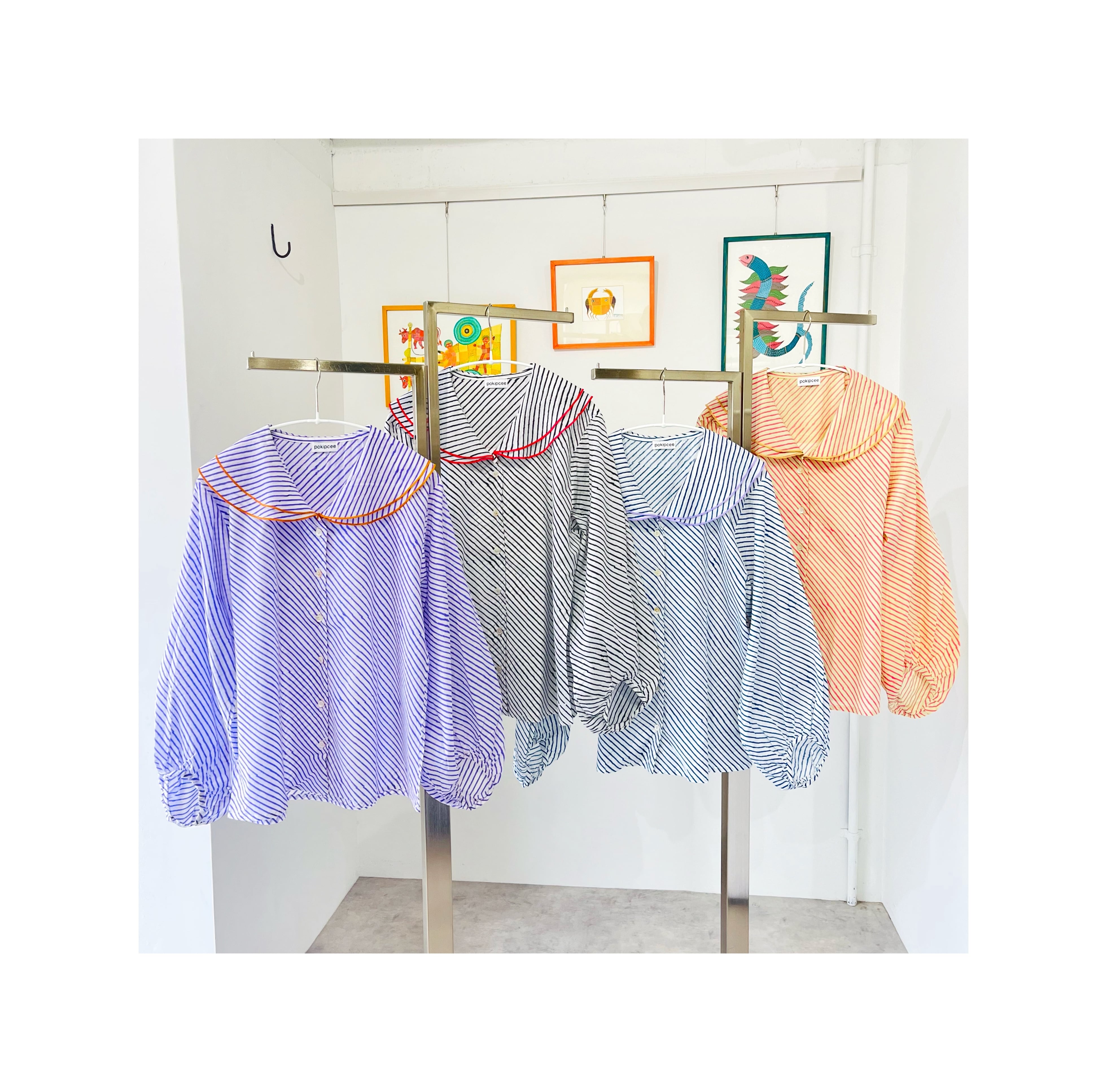 手刺繍スザニパンツ(M10~16) | pokipcee ポキプシー