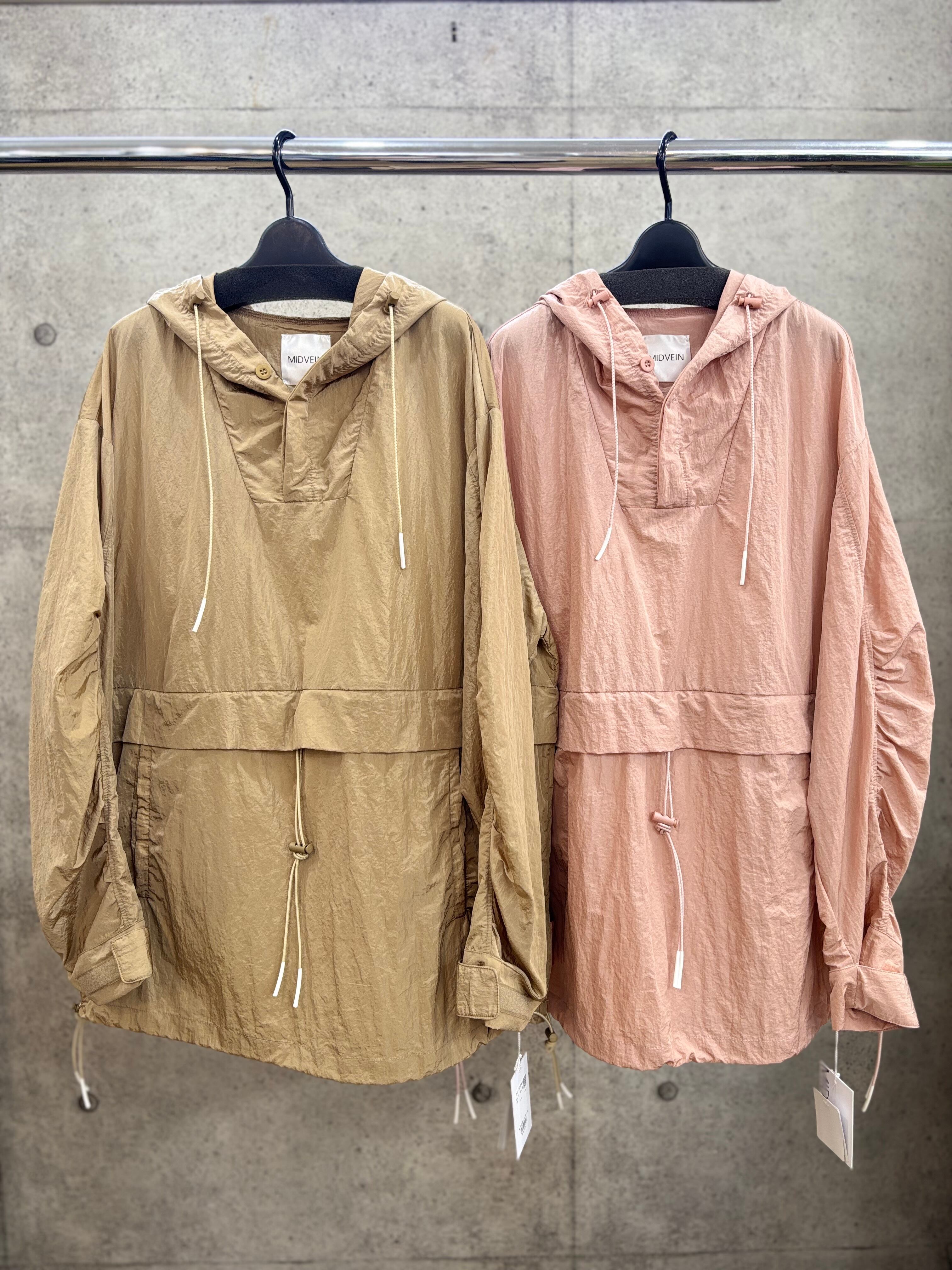 【送料無料】MIDVEIN(ミッドヴェイン)アノラックパーカ アウター カジュアル ナイロン 手洗い可能 552-95400