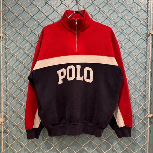 POLO SPORT - half zip knit sweatshirt　
