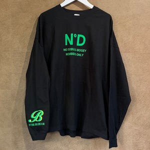 N゜D✖️ BGC/ビッグシルエット/ロングスリーブ/Tシャツ/3color