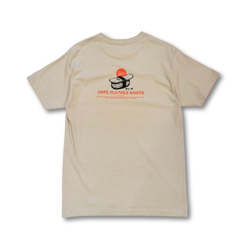 Juice clothes goods - Deck Sushi Tシャツ (sand)